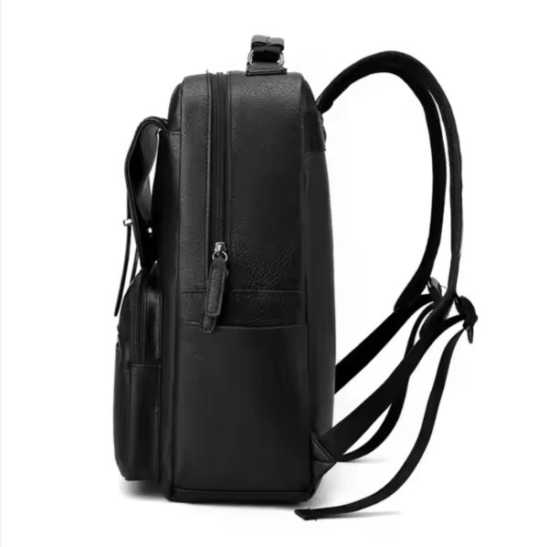 Premium Black Laptop Backpack - Image 4