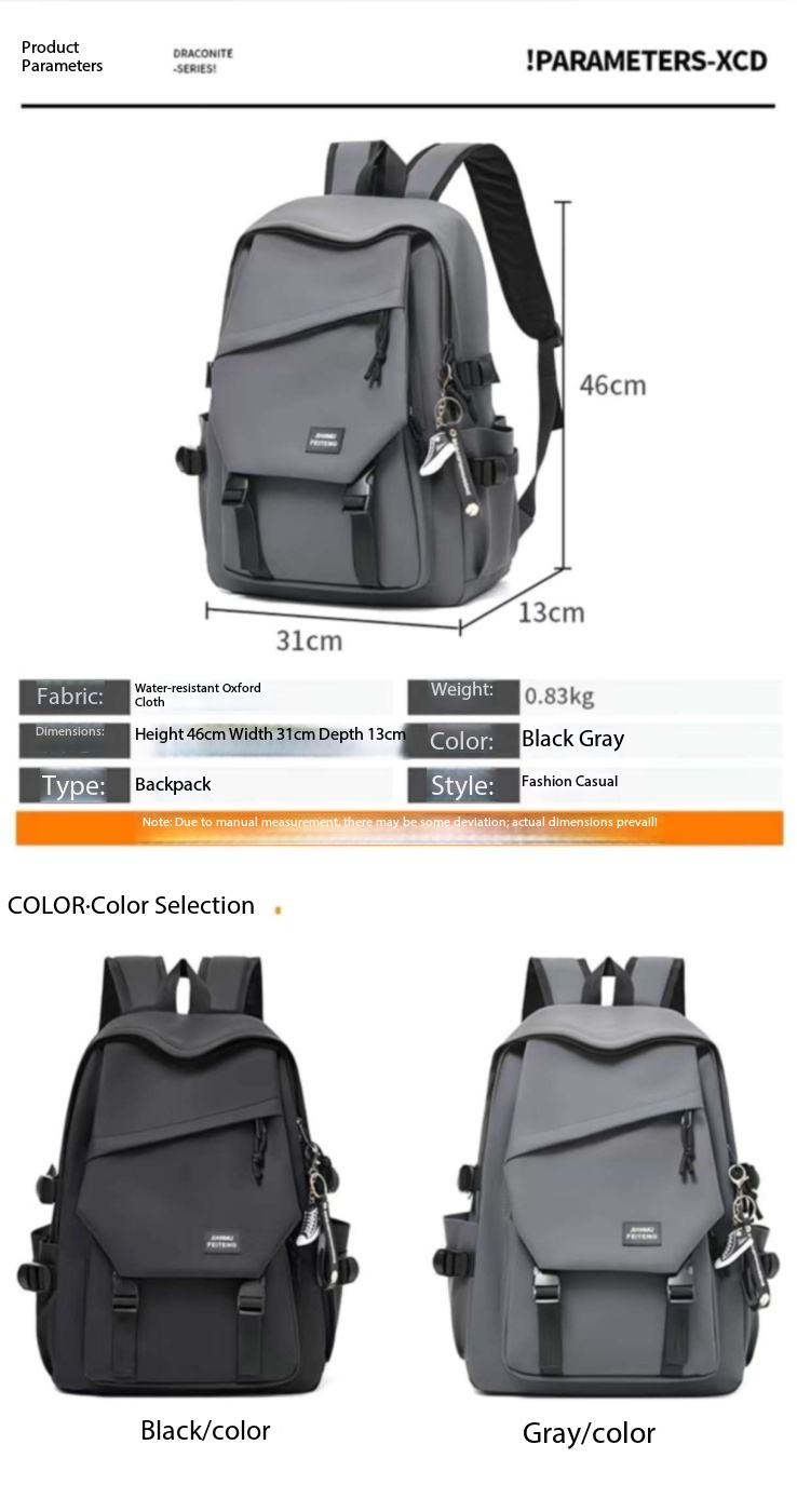 Korean Style Travel Laptop Backpack - Image 8
