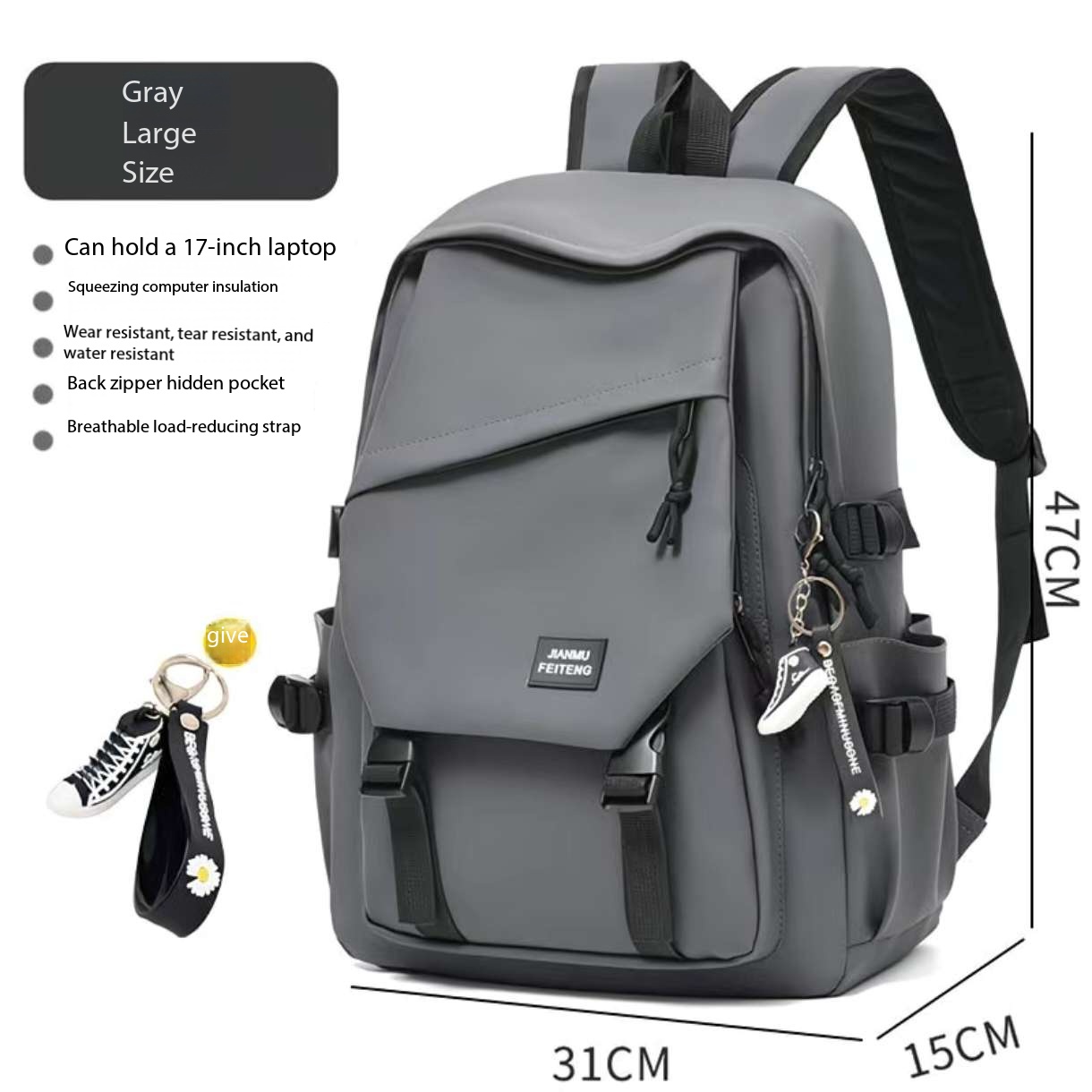 Korean Style Travel Laptop Backpack